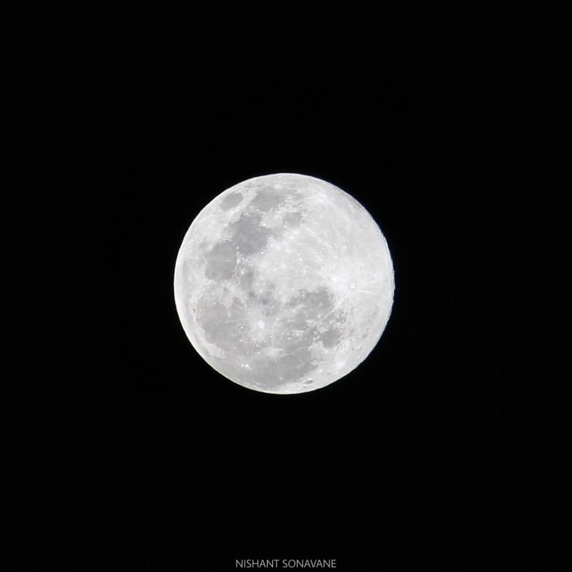 Full moon photograph