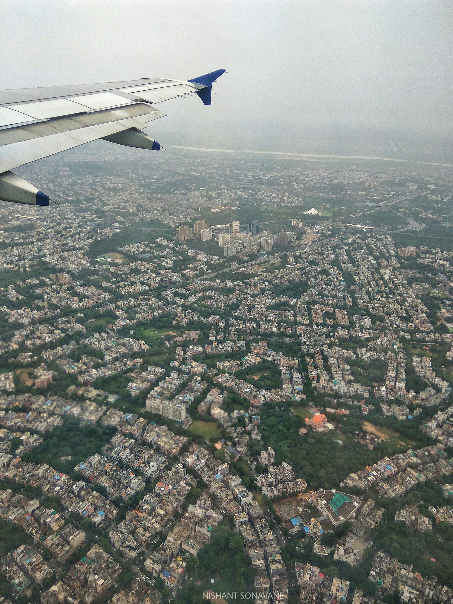 Delhi Aerial View